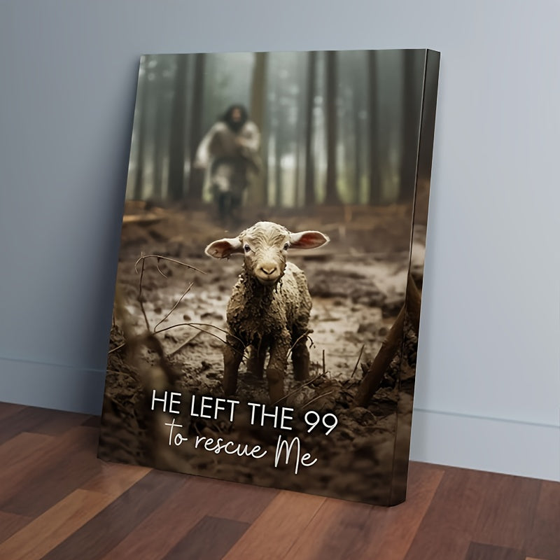 1 Piece Canvas Painting with Wood Frame