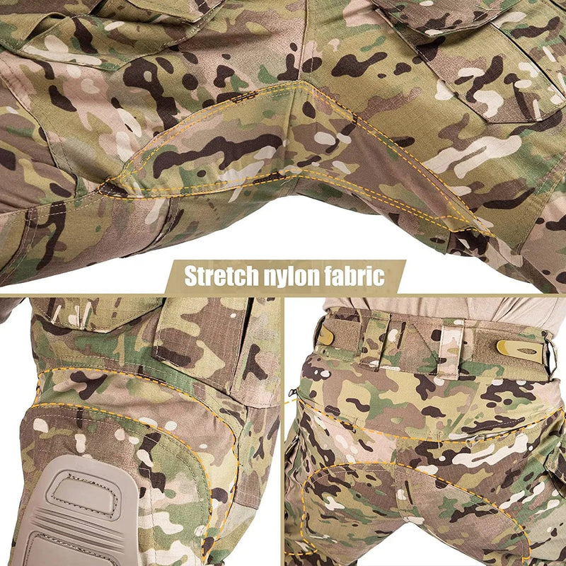 Pants For Men Rip-Stop Airsoft Gear