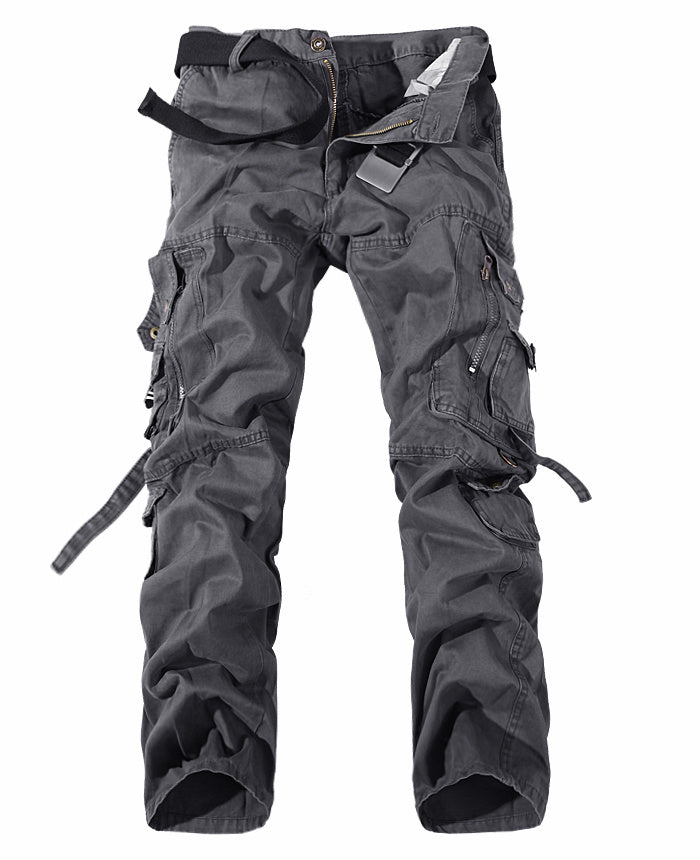 Men's Multi-pocket Cargo Pants Washed Hot Sale