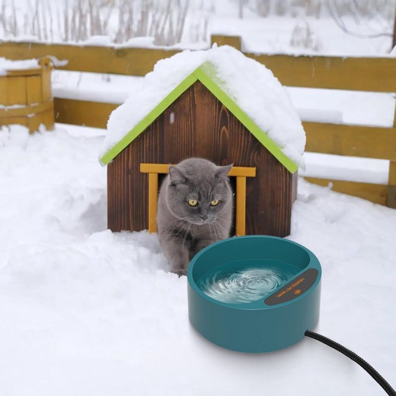 Heated Water Bowl For Dog Cat