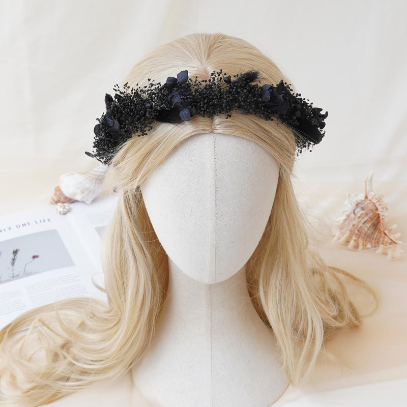 Gypsophila Crown, Dried Flower Crown