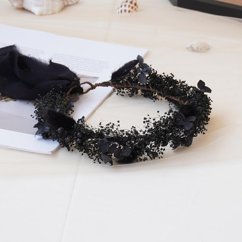 Gypsophila Crown, Dried Flower Crown