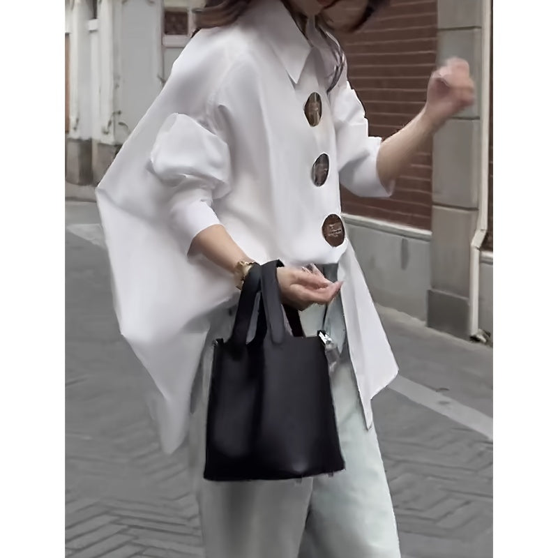 Women's Long Sleeve Button Down Shirt