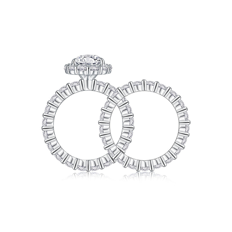 Devoted Dew - Fashionable Men's And Women's Ring And Ring Jewelry Set