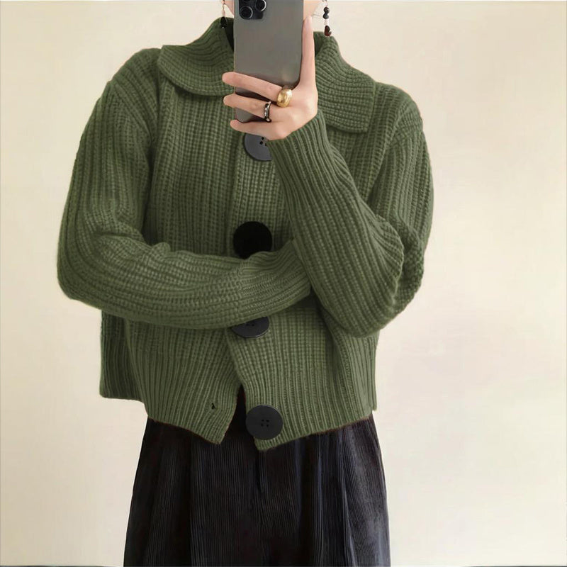 Women's Solid Color Free Size Sweater