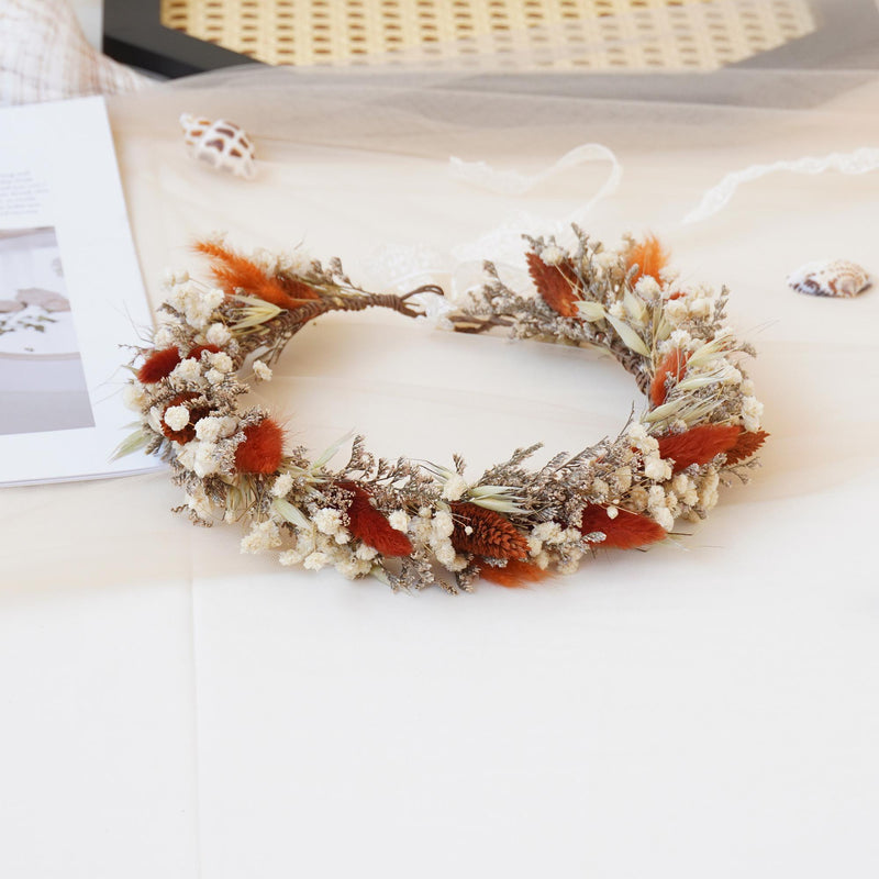 Gypsophila Crown, Dried Flower Crown