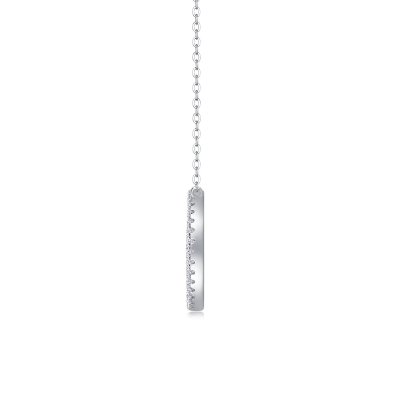 Reciprocating - A Fashionable And Luxurious Diamond Jewelry Pendant Set