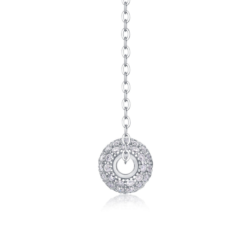 Meet At This Moment - A Fashionable And Luxurious Diamond Jewelry Pendant Set