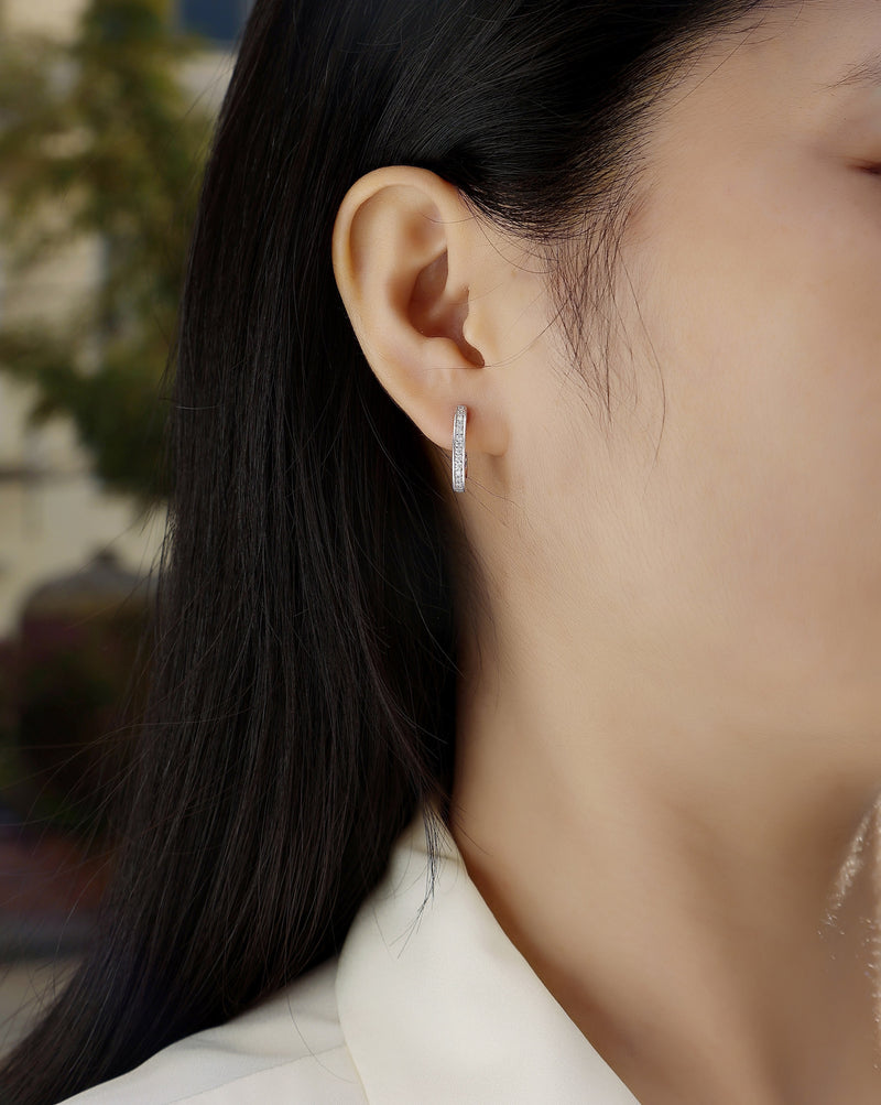 Highlight - S925 Moissanite Sterling Silver Earrings