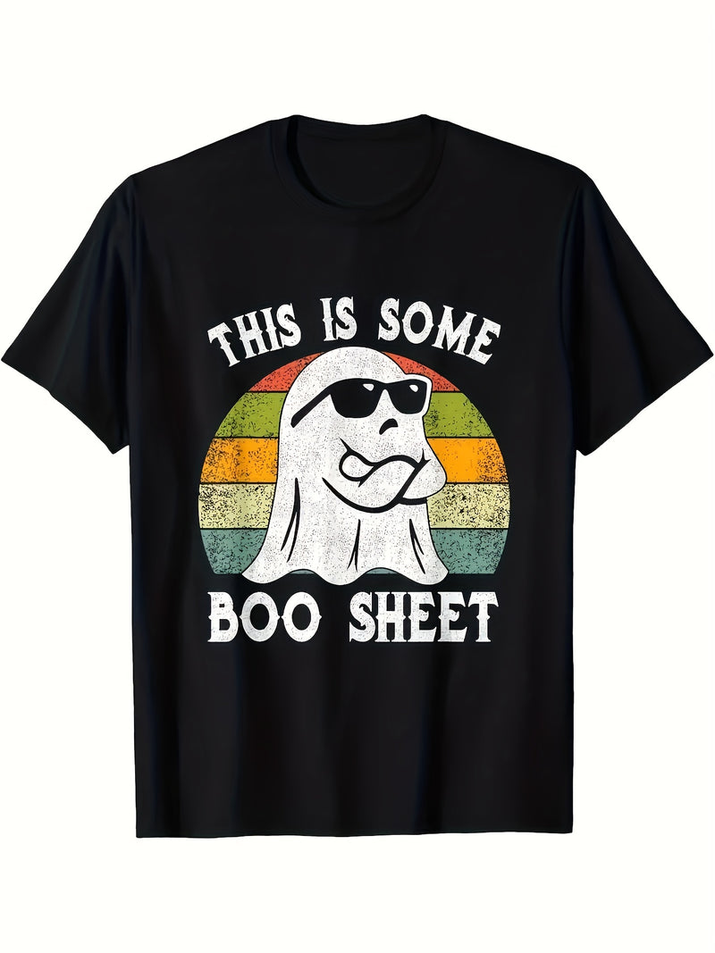 This Is A Men's Casual Round Neck Plus Size T-shirt