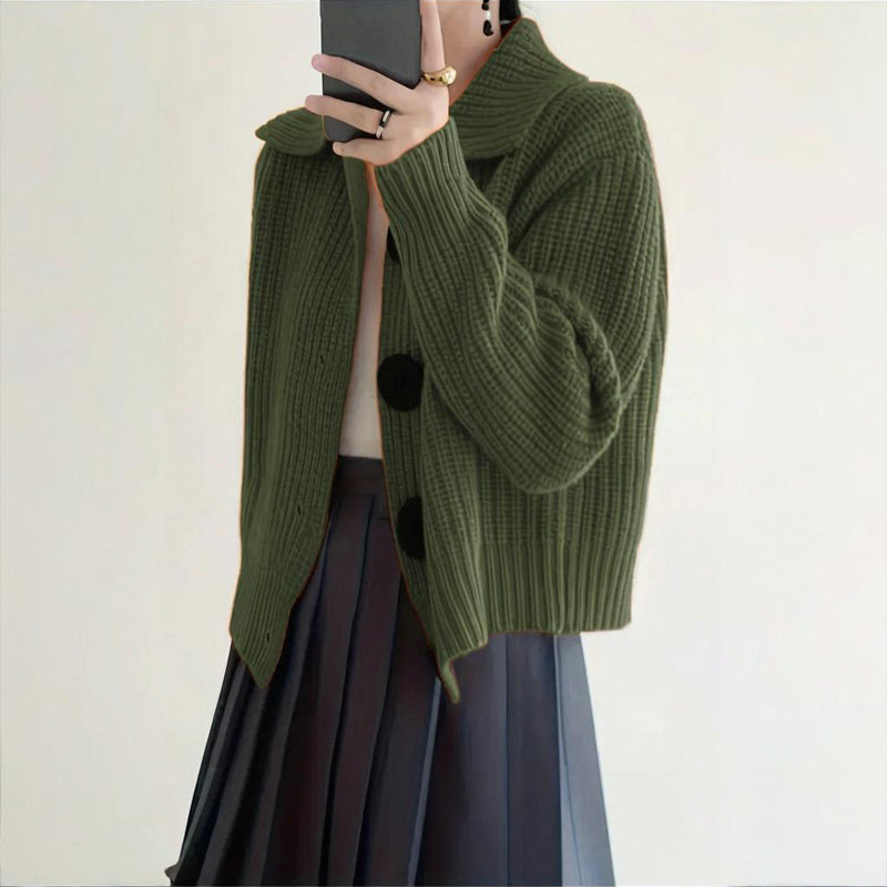 Women's Solid Color Free Size Sweater