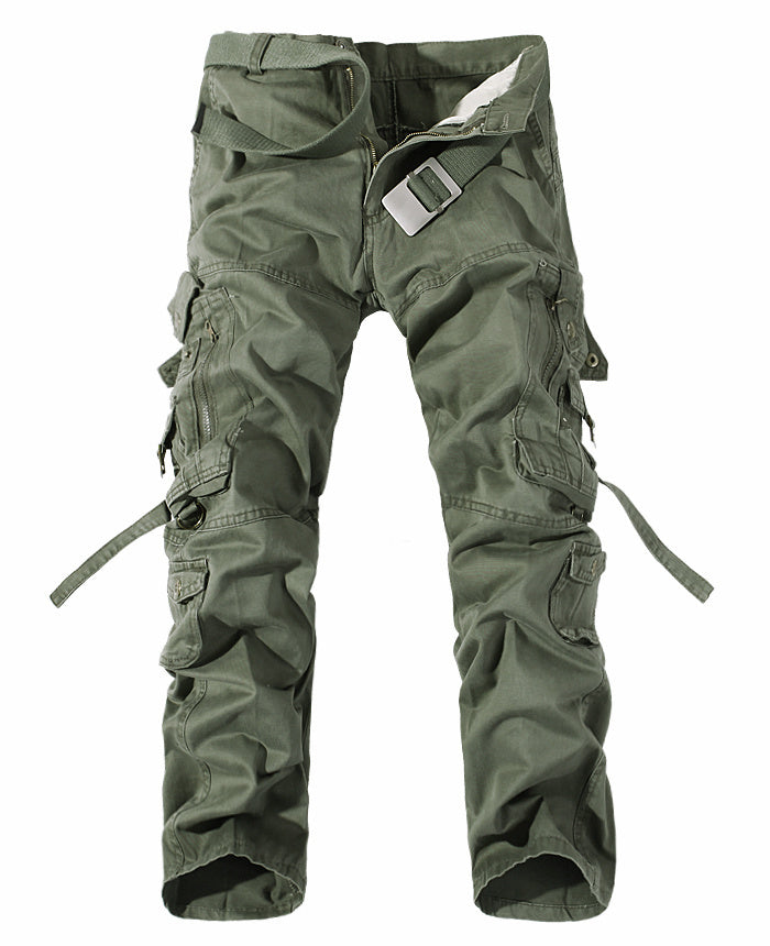 Men's Multi-pocket Cargo Pants Washed Hot Sale