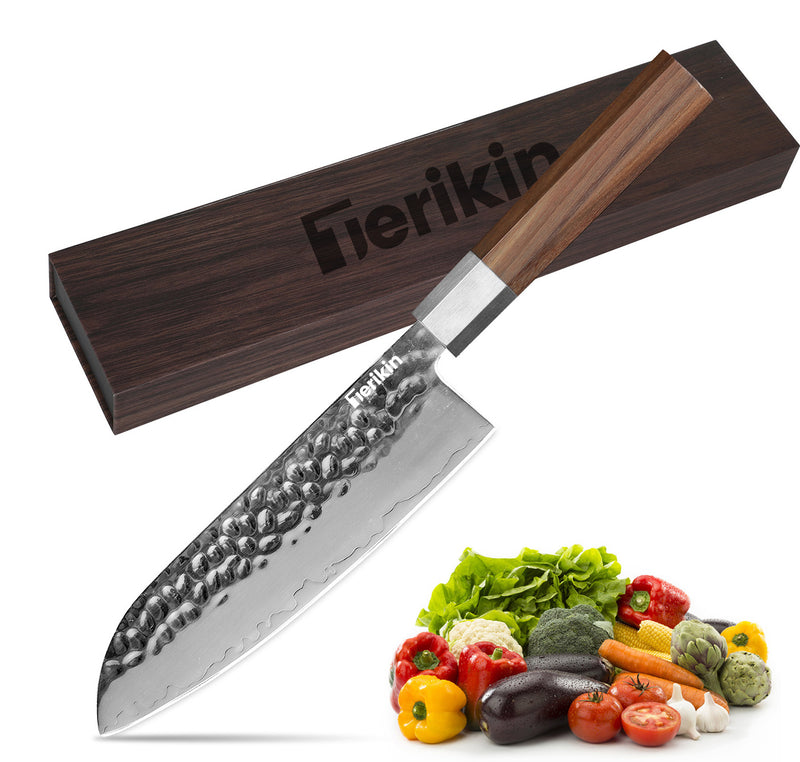 Japanese Chef Knife - 8 Inch Professional Chef's Knife Ultra Sharp Kitchen Knife Japanese 9-Layers VG-10 Clad