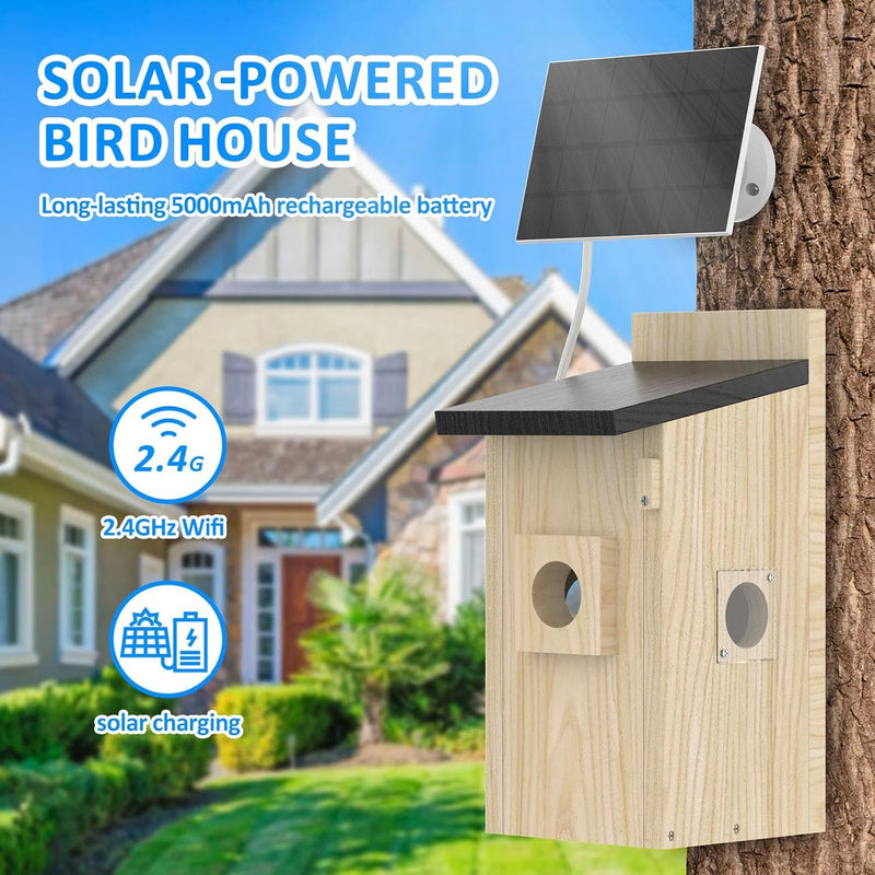 Smart Bird Houses For Outside Solar