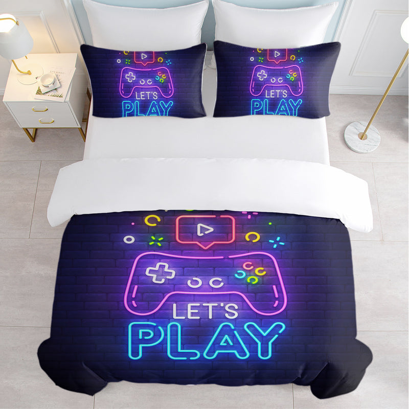 Gaming Duvet Cover Set Twin Full Queen King Size