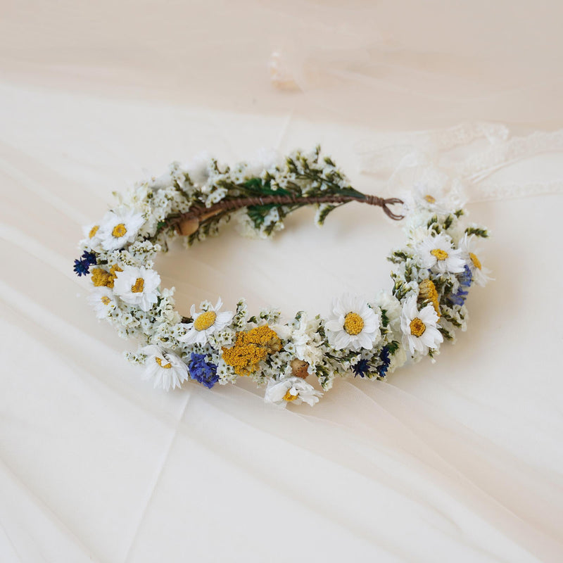 Gypsophila Crown, Dried Flower Crown