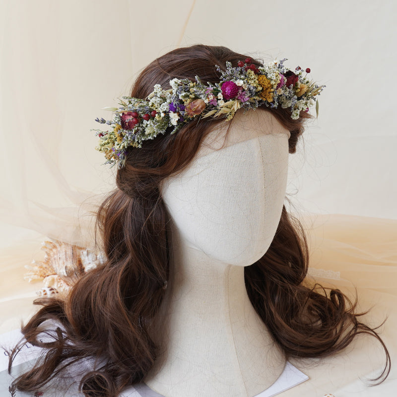 Baby Breath Crown, Dried Crown