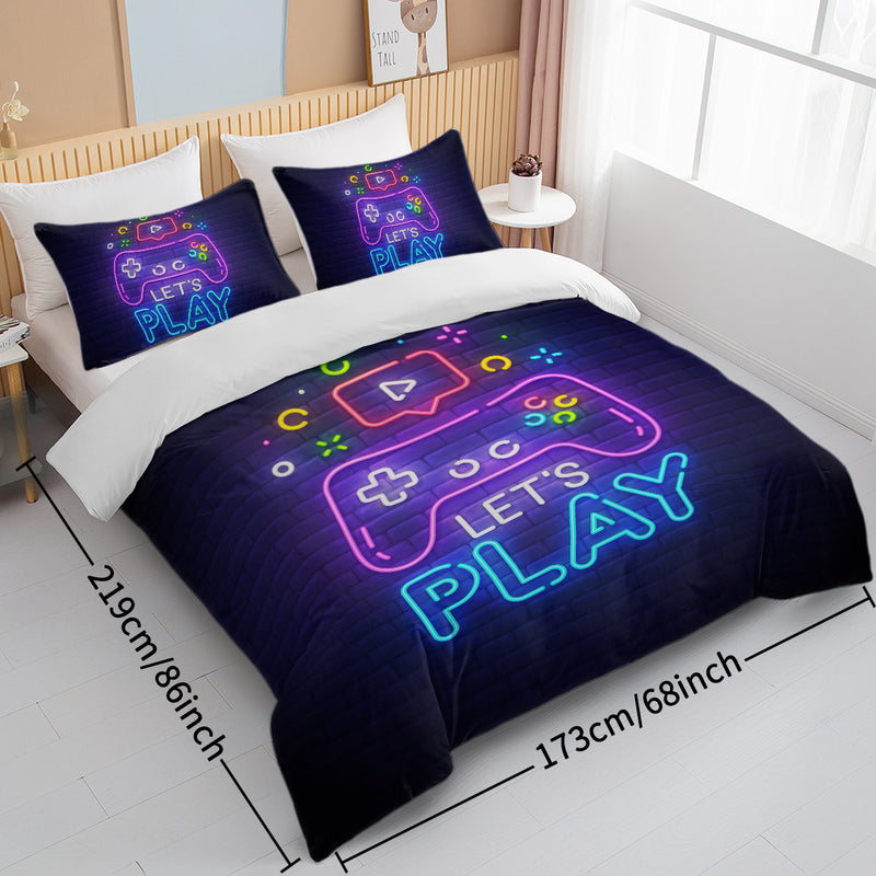 Gaming Duvet Cover Set Twin Full Queen King Size