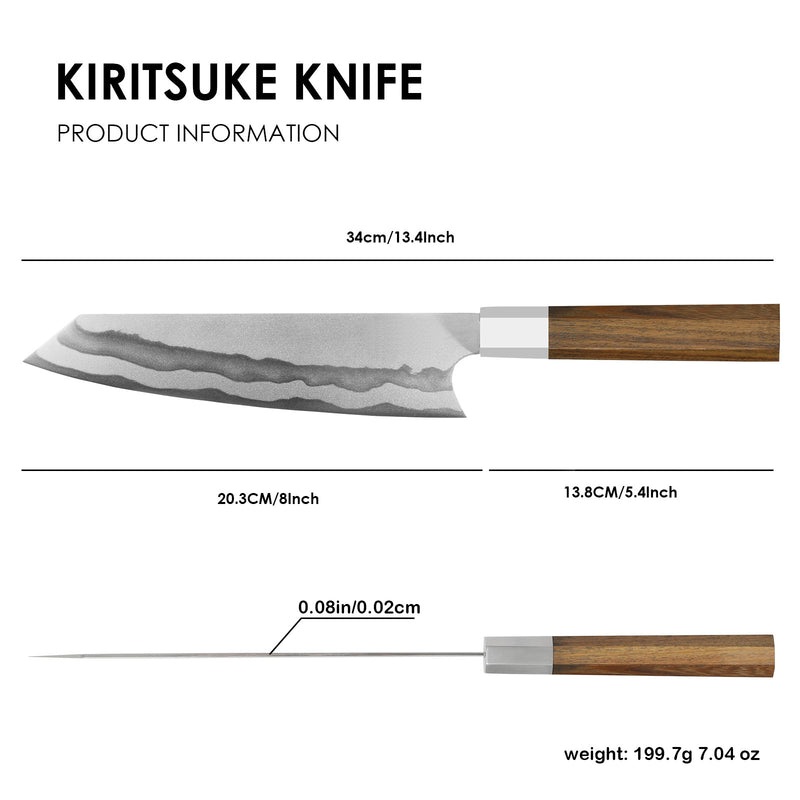 Keihatsu Japanese Gyuto Chef Knife 8 Inch Kiritsuke Knife