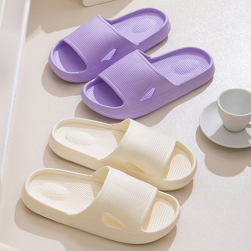 Summer Non-slip Floor Bathroom Slipper Women Men Couples Shoes