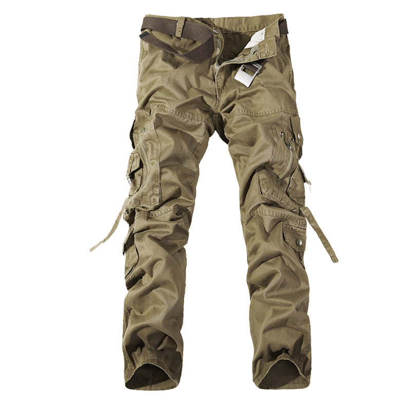 Men's Multi-pocket Cargo Pants Washed Hot Sale