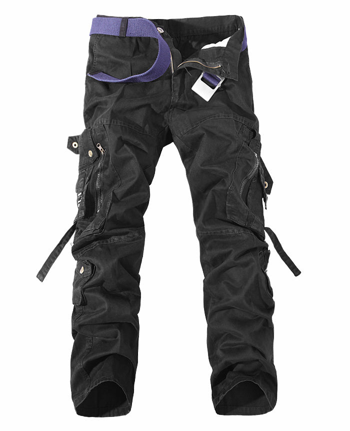 Men's Multi-pocket Cargo Pants Washed Hot Sale