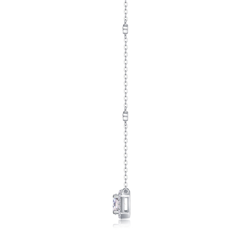 Flower Love - A Fashionable And Luxurious Diamond Jewelry Pendant Set