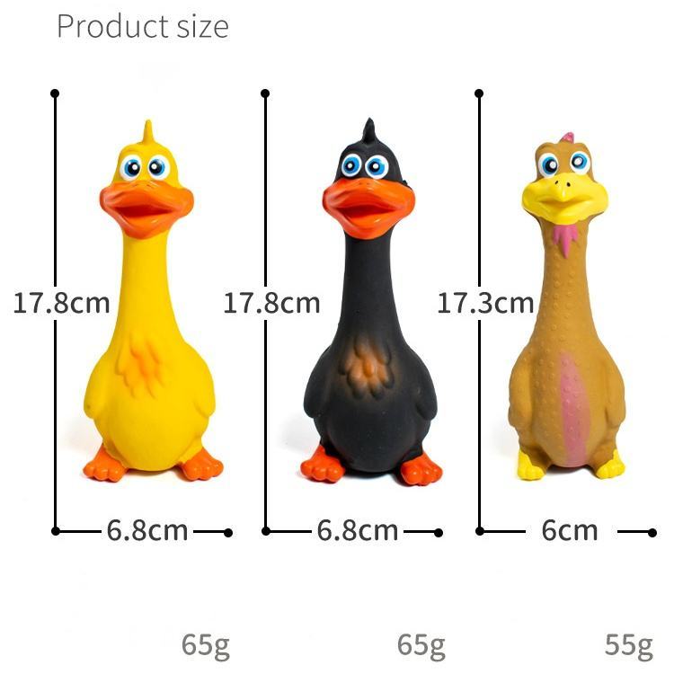 3pcs  Latex Screaming Chicken Toys