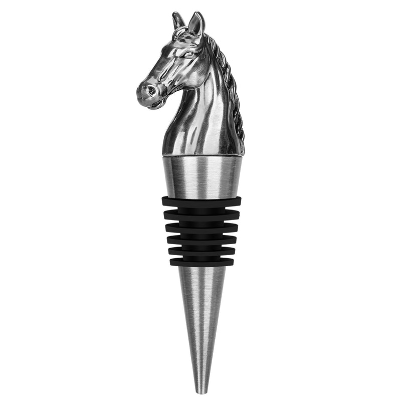 Luxury Horse Head Wine Bottle Stopper Animal-shaped Wine Stopper For Preserving Red Wine