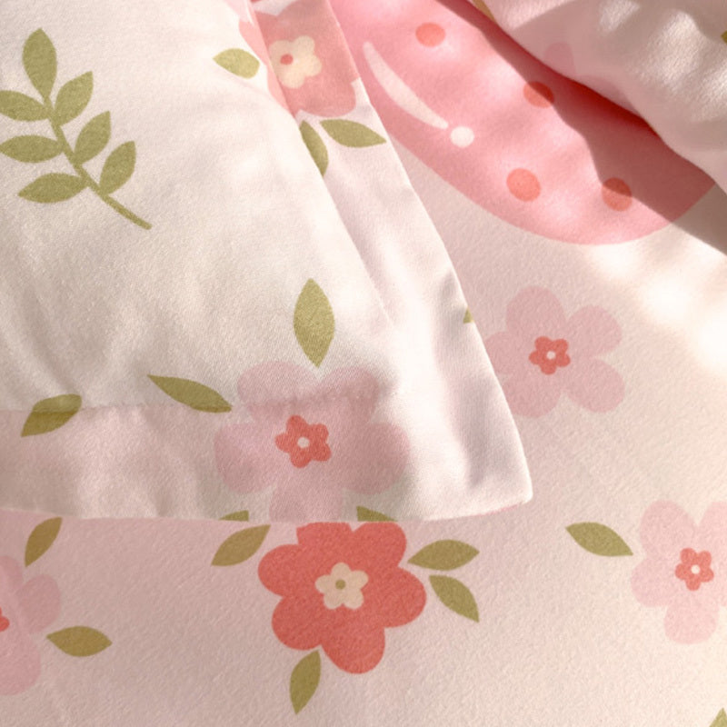 3 Piece Strawberry Duvet Cover