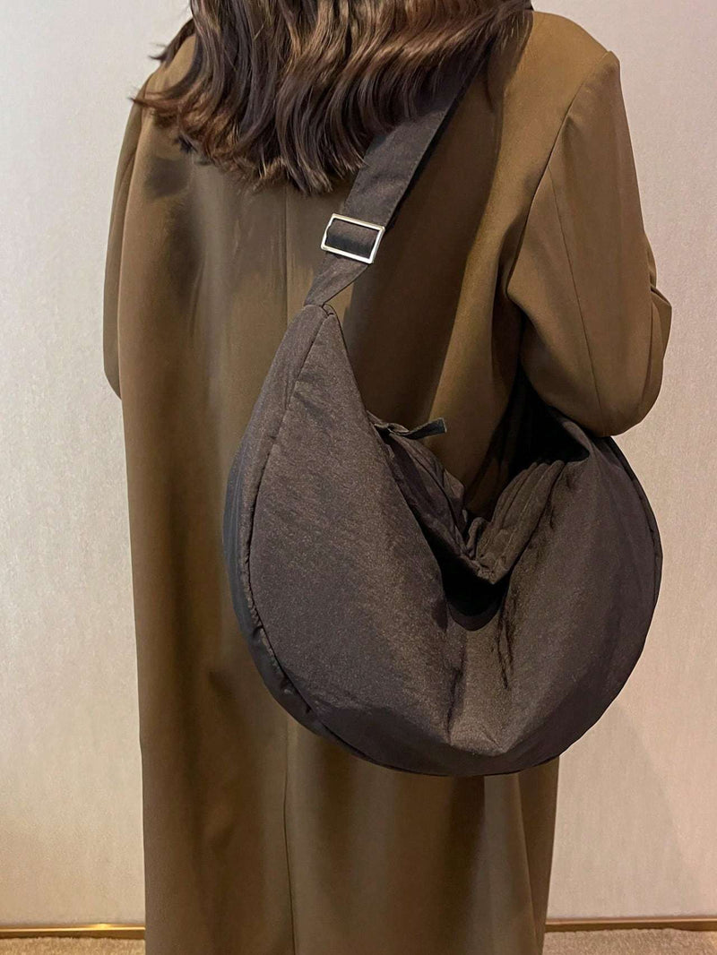 Nylon Bag Women's Single Shoulder Large Capacity Student Class Cloth Bag