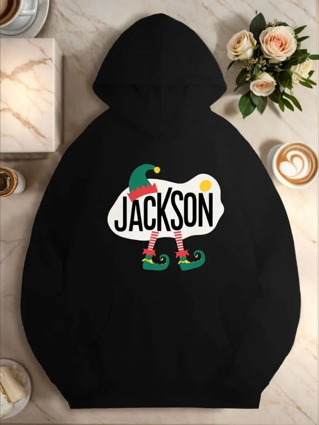 Cozy Comfort, Christmas Print Hoodie