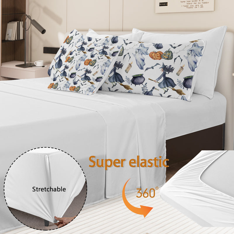 8 Pieces Halloween Comforter Set
