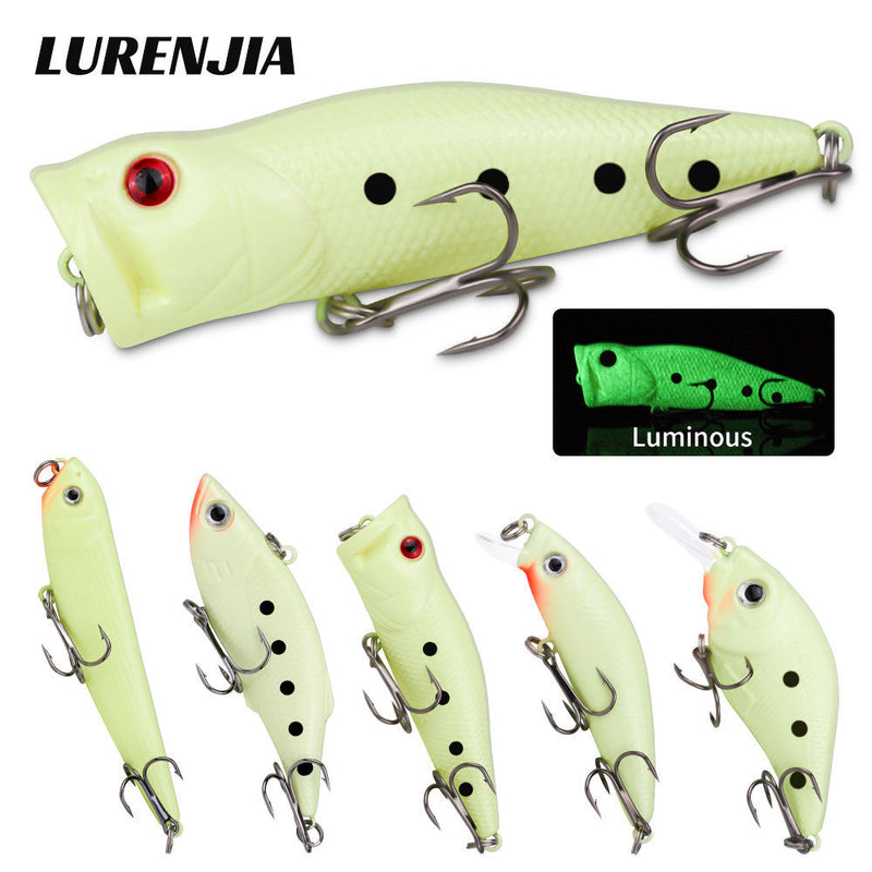 22pcs 58pcs 102pcs Fishing Lure Kits Multi-Functional Set Topwater Floating Swimming Lures