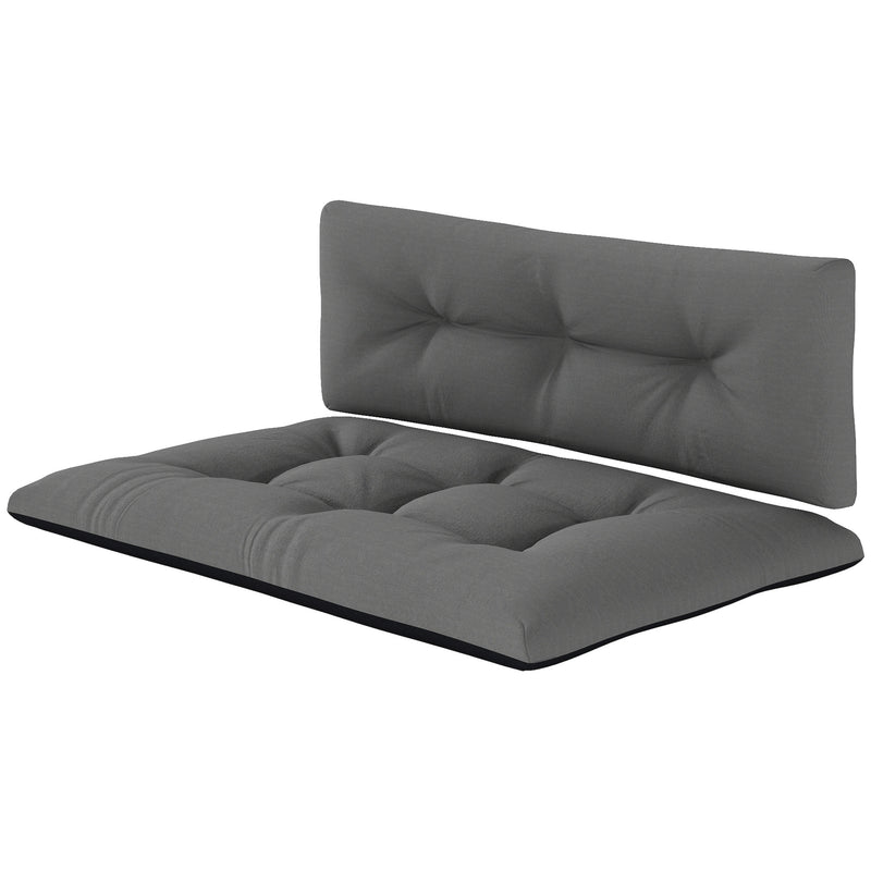 2 Seater Pallet Cushions Outdoor 3.9 Thick Replacement Cushions