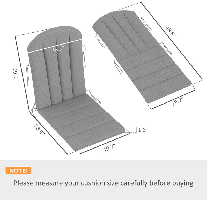Set Of 4 Outdoor Chair Cushions