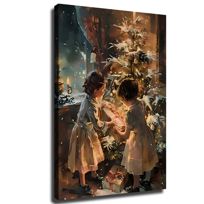 1pc Wrapped Canvas Painting, Wall Decor Living Room