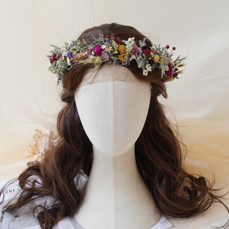 Gypsophila Crown, Dried Flower Crown