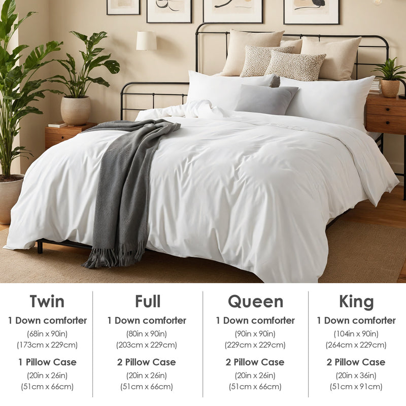 Three-piece Bedding Set With Solid Color Quilt Cover And Pillowcase