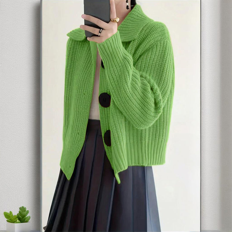 Women's Solid Color Free Size Sweater
