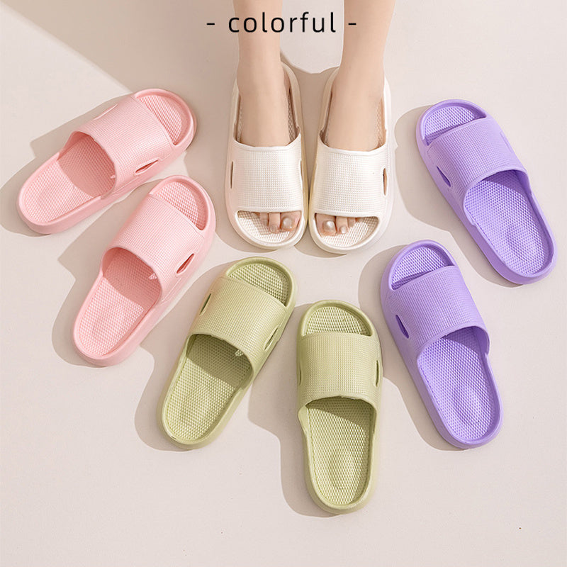 Summer Non-slip Floor Bathroom Slipper Women Men Couples Shoes