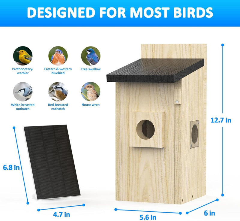 Smart Bird Houses For Outside Solar
