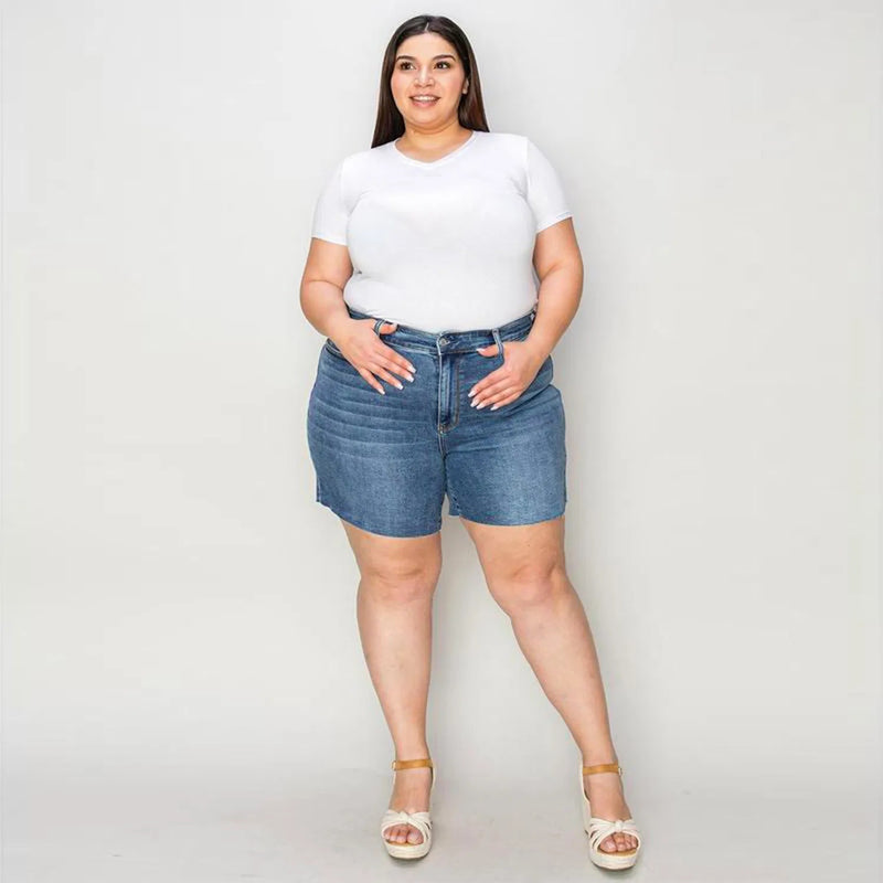 Women's High-Waist Straight-Leg Jeans Slim Fit Full-Length For All Body Types