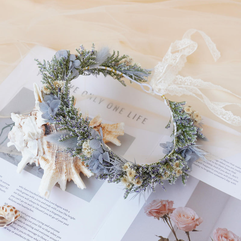 Handmade Natural Dried Flower Corsage Starry Crown