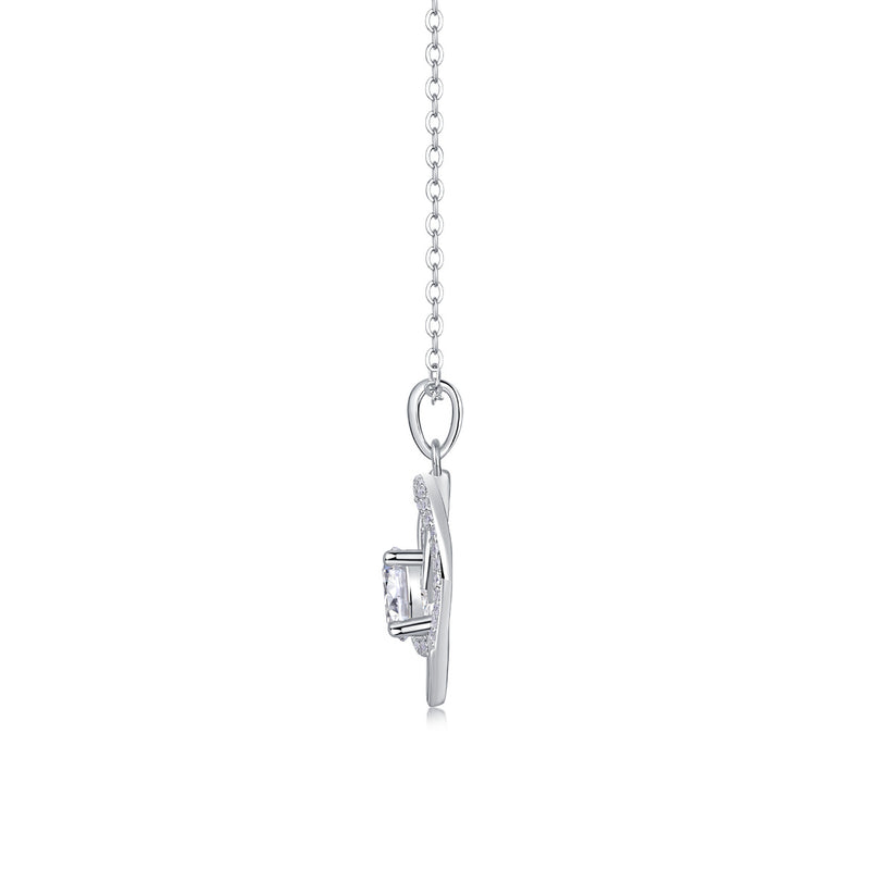 Heart To Heart - A Fashionable And Luxurious Diamond Jewelry Pendant Set