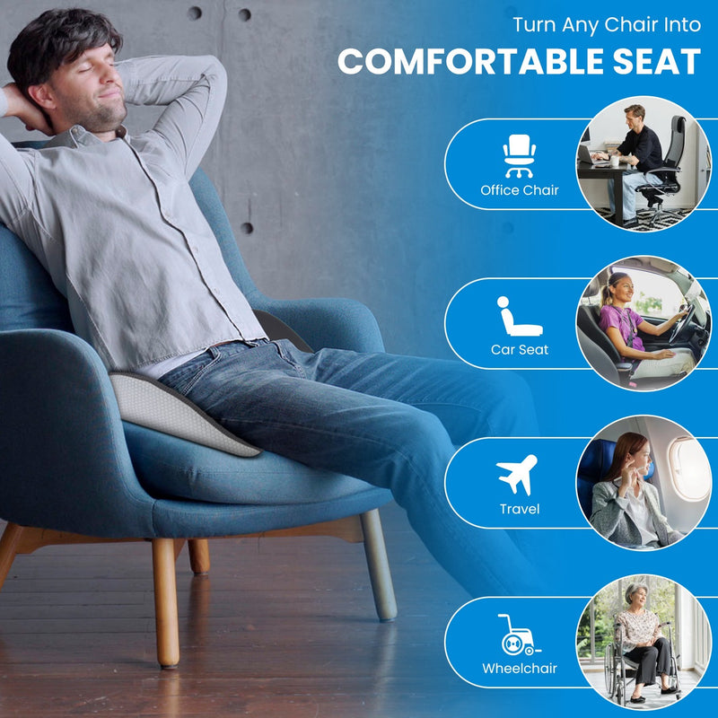 1Pc Memory Foam Seat Cushion Sciatica Pain Relief Cushion Pillow S