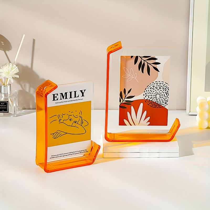 4x6 Inch Colorful Acrylic Photo Frame Box