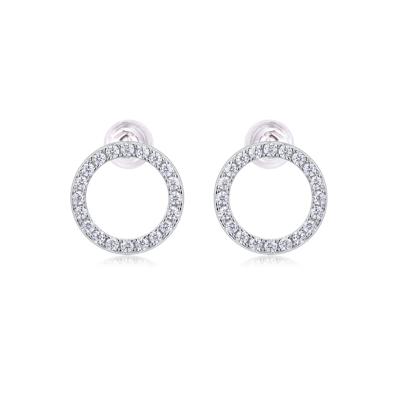 Explore Diamond Set Moissanite Silver Earrings Luxury Fashion Diamond Earring Stud Earrings