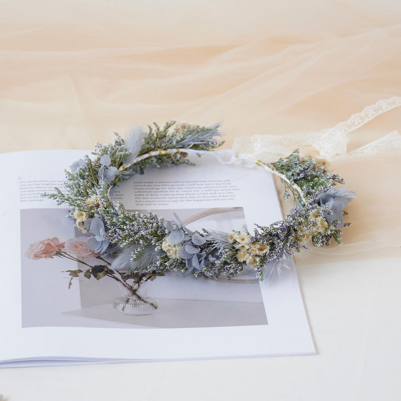 Handmade Natural Dried Flower Corsage Starry Crown