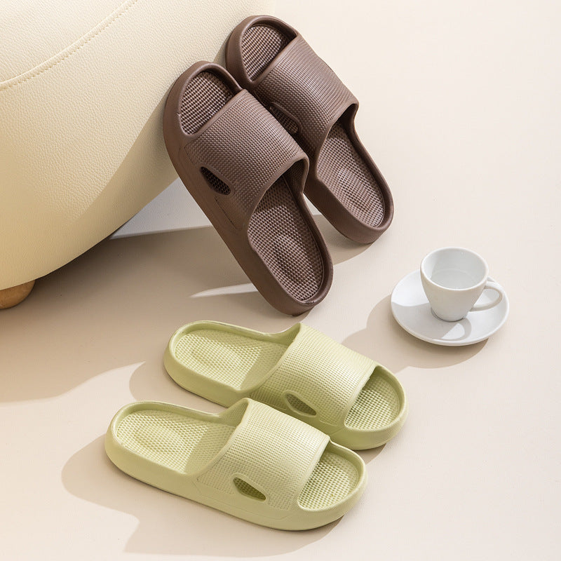 Summer Non-slip Floor Bathroom Slipper Women Men Couples Shoes